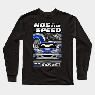 Nos  for Speed GTR E46 Long Sleeve T-Shirt